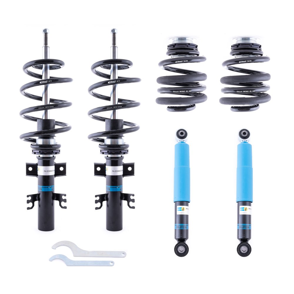 Bilstein Gewindefahrwerk B14 exklusiv KOMFORT für Volkswagen (VW) T5 Caravelle inkl. Facelift, nur zylindrische Federbein-Klemmung